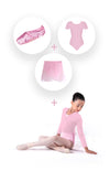 Set DOVER - Conjunto maillot manga curta, saia e casaco