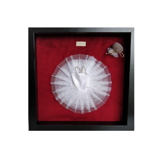 DOLL | DEC059 | Moldura com tutu | Envio em 48h!