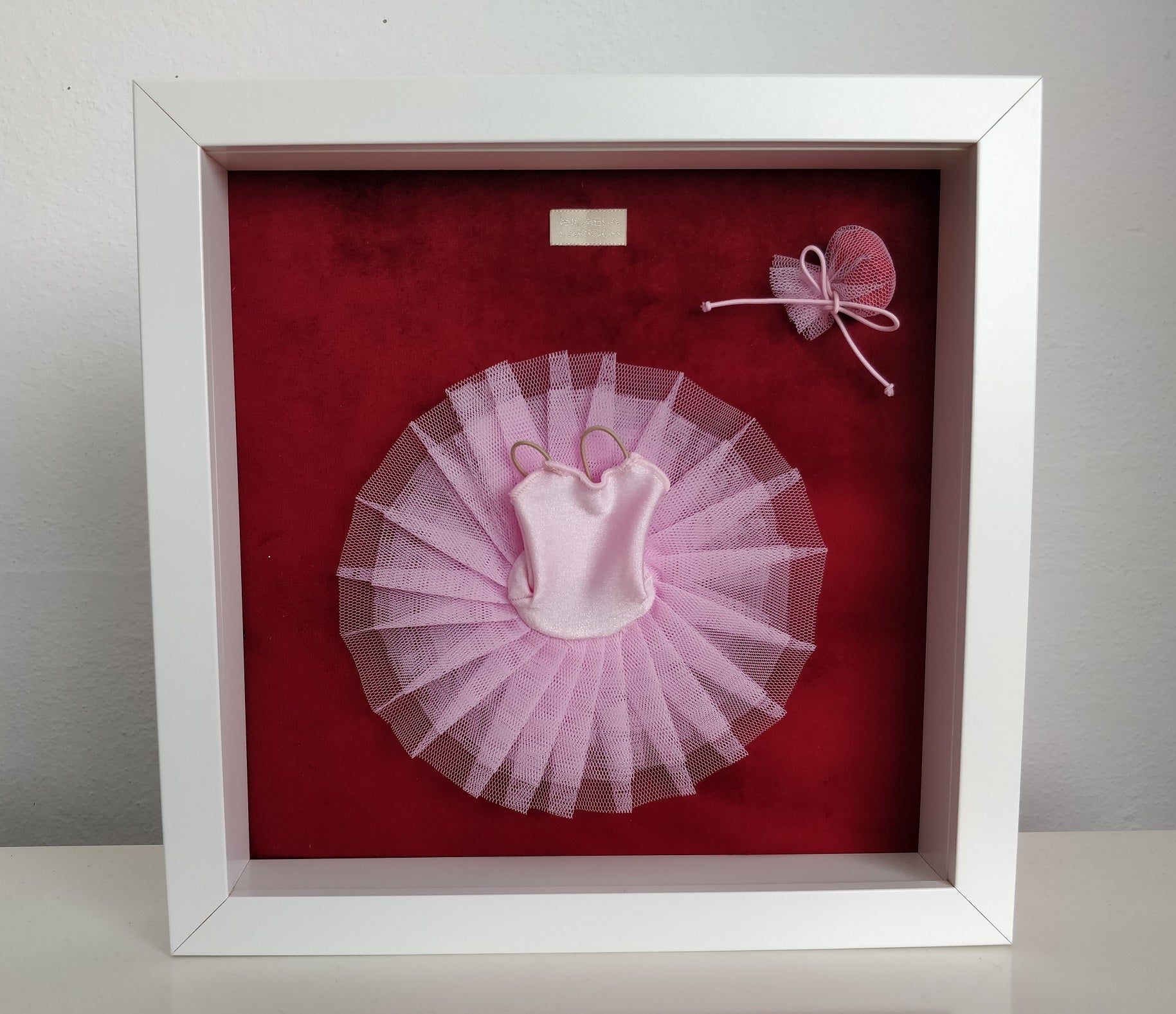 DOLL | DEC059 | Moldura com tutu | Envio em 48h!