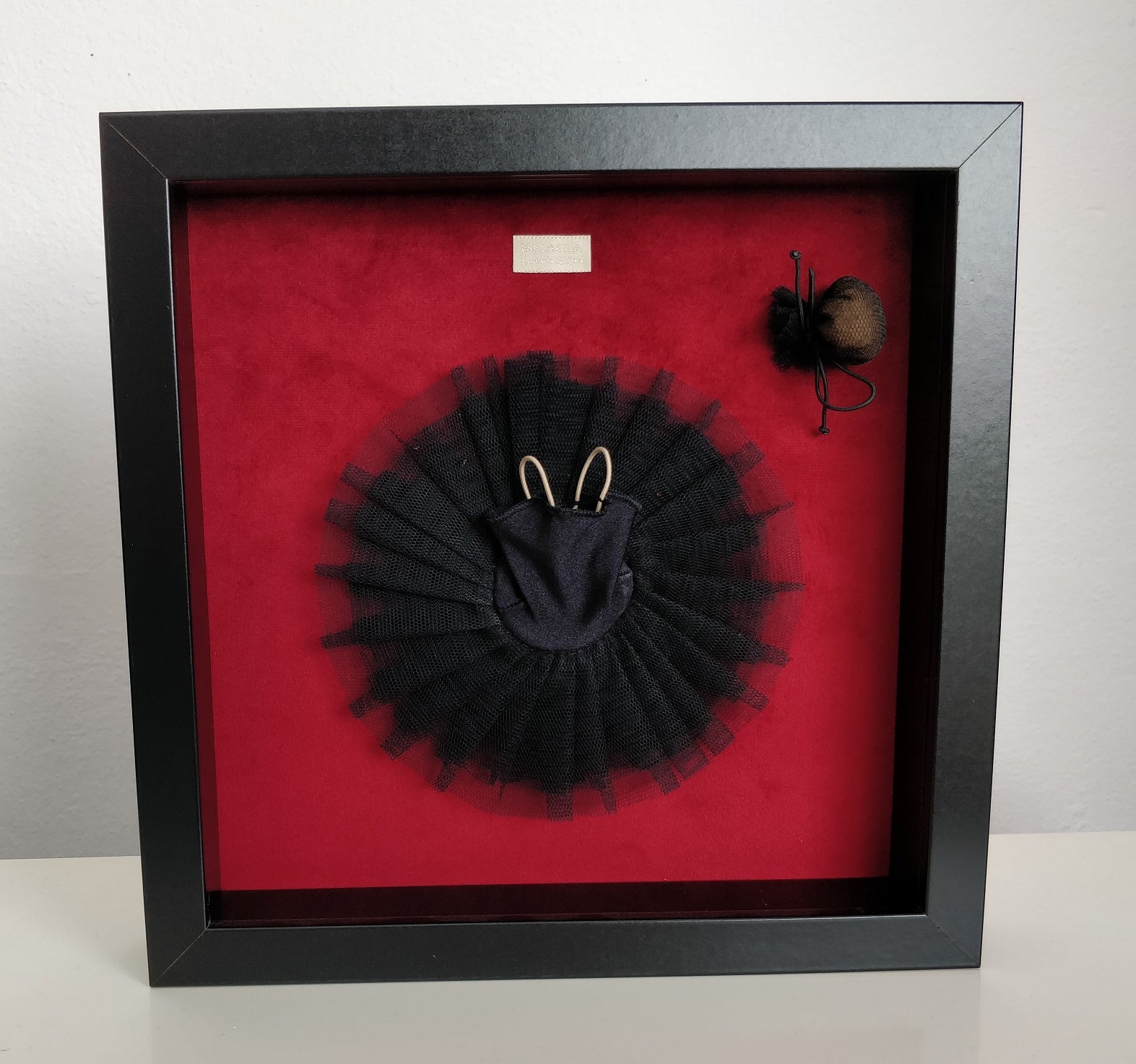DOLL | DEC059 | Moldura com tutu | Envio em 48h!
