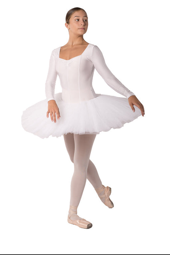 Tutu prato profissional, com mangas compridas | TUT016 | Envio em 48h!