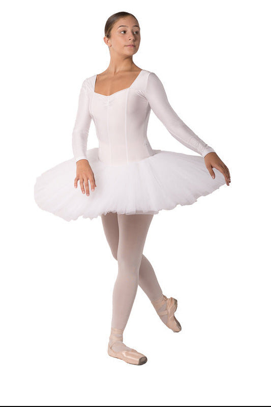 Tutu prato profissional, com mangas compridas | TUT016 | Envio em 48h!