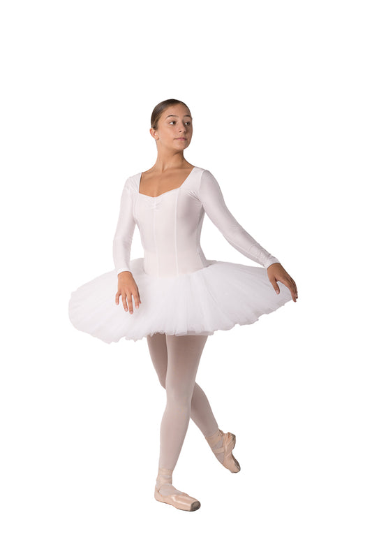 Tutu prato profissional, com mangas compridas | TUT016 | Envio em 48h!