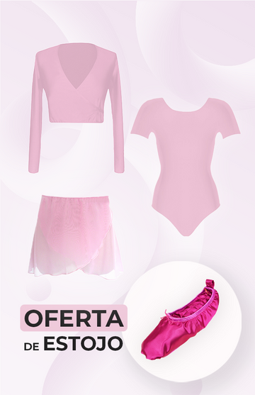 Set DOVER - Conjunto maillot manga curta, saia e casaco