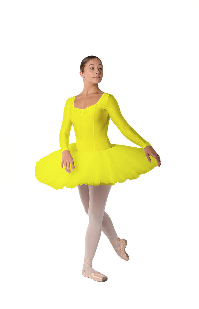 Tutu prato profissional, com mangas compridas | TUT016 | Envio em 48h!