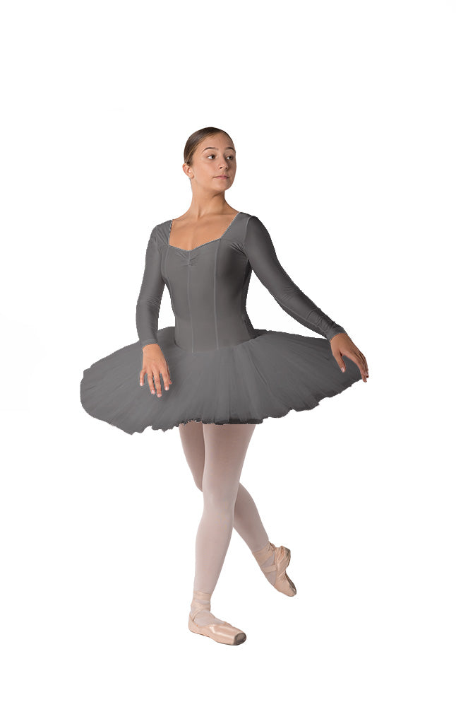 Tutu prato profissional, com mangas compridas | TUT016 | Envio em 48h!